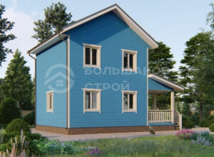 Каркасный дом ДК144