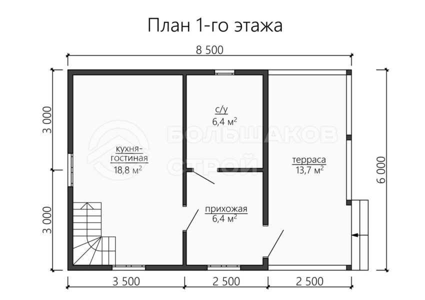 План 1 этаж