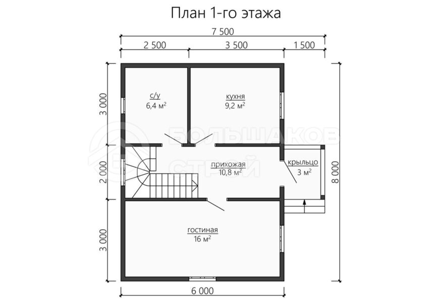 План 1 этаж