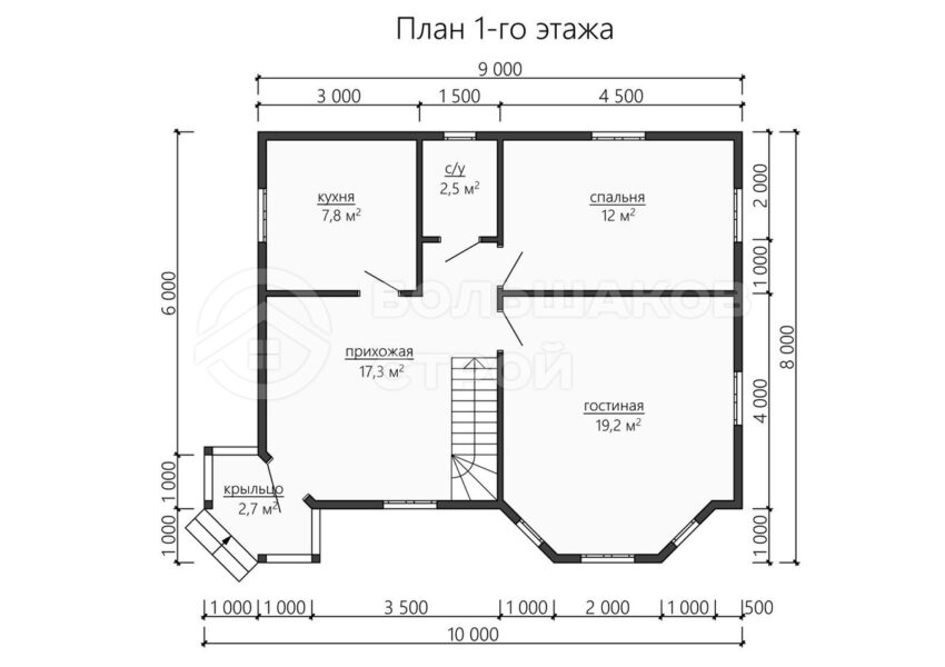 План 1 этаж