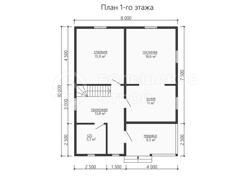 План 1 этаж