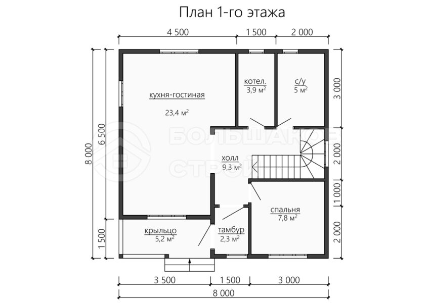 План 1 этаж