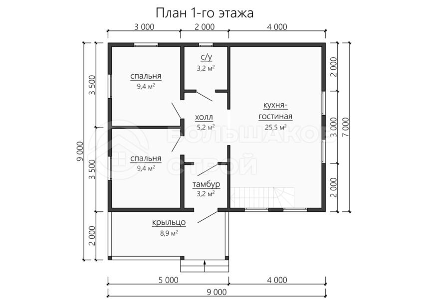 План 1 этаж