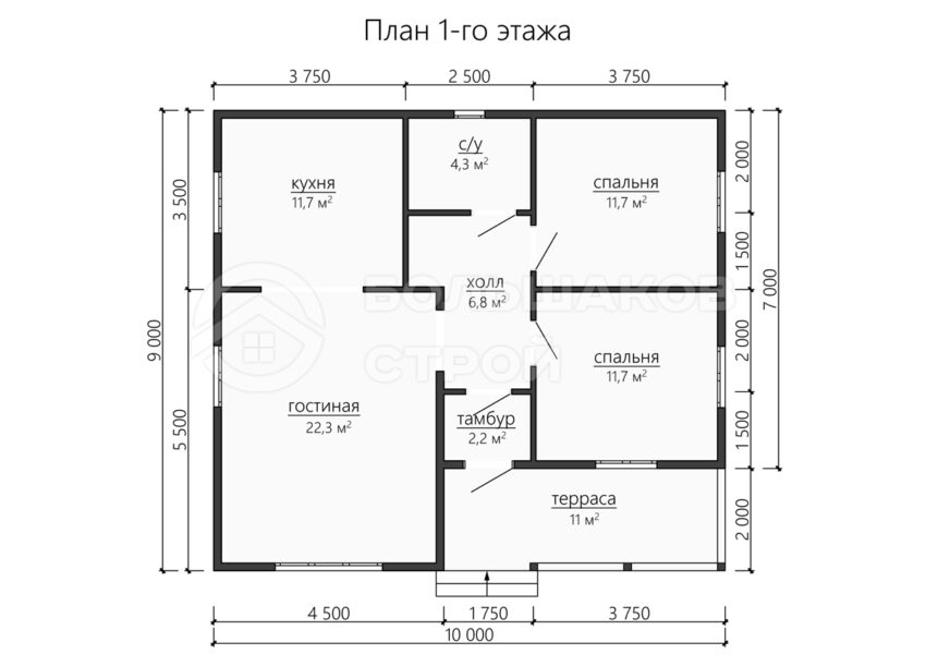 План 1 этаж