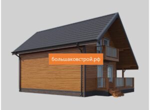 Каркасный дом ДК280
