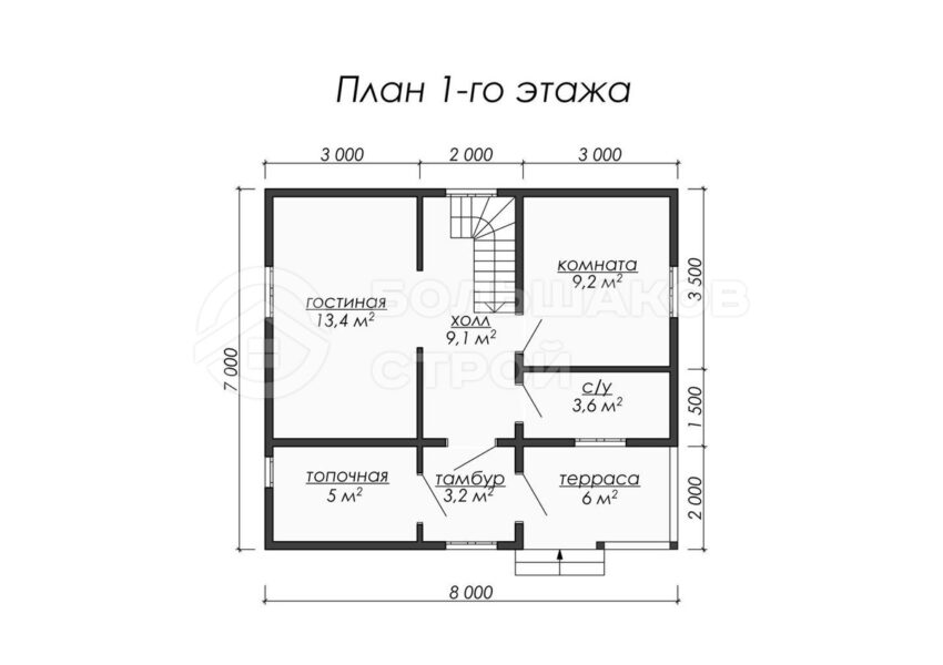 План 1 этаж