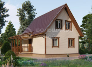 Каркасный дом ДК038