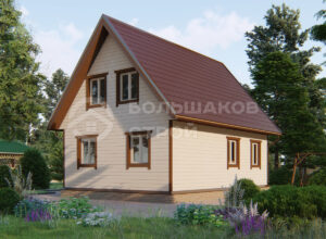 Каркасный дом ДК038