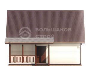 Каркасный дом ДК038