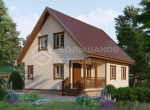 Каркасный дом ДК041