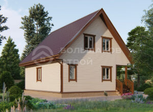 Каркасный дом ДК041
