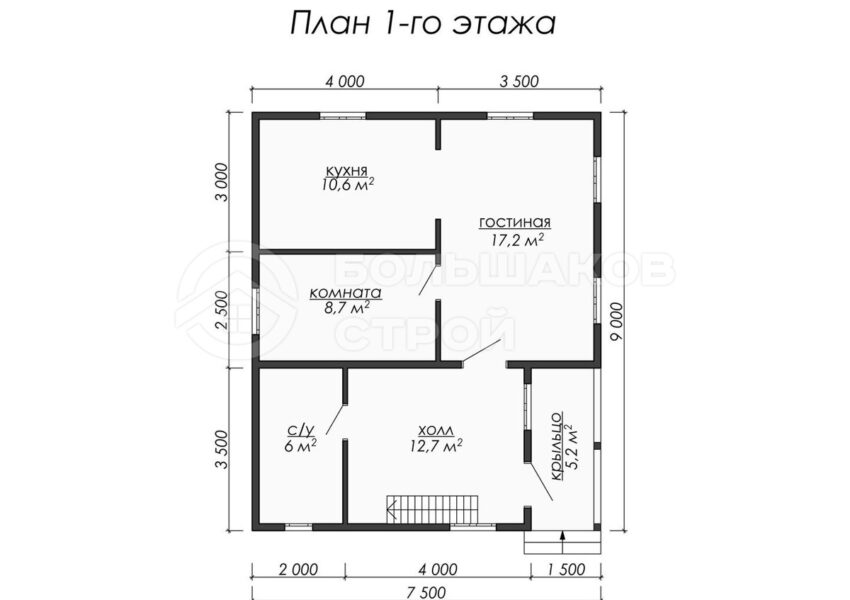 План 1 этаж