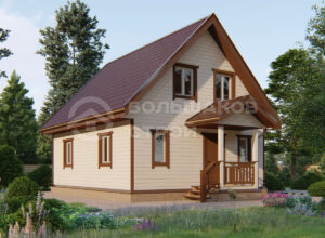 Каркасный дом ДК058