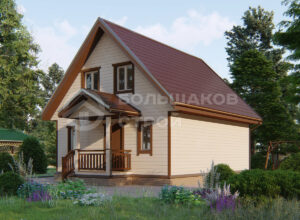 Каркасный дом ДК058