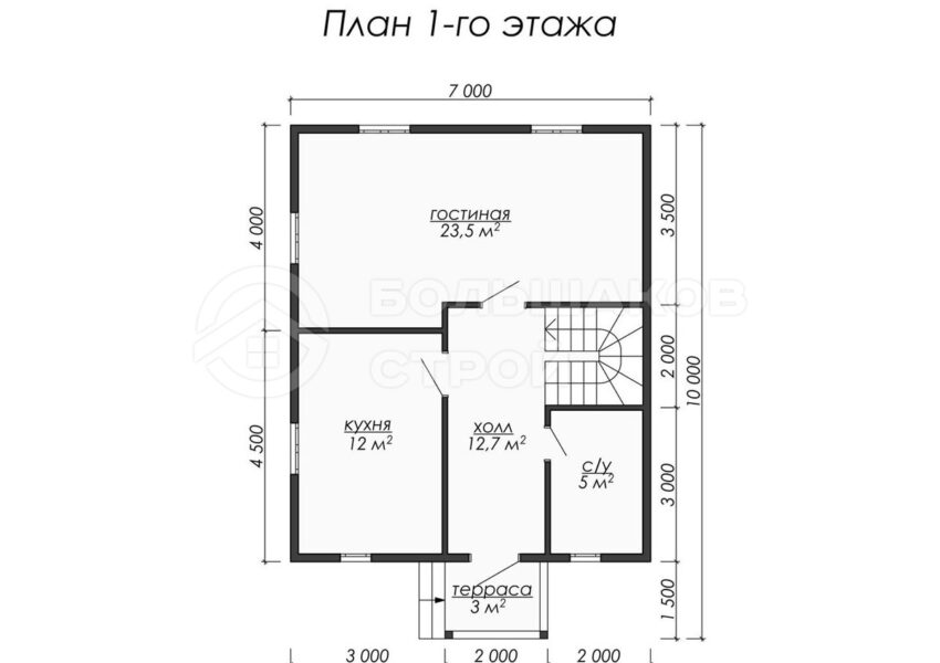 План 1 этаж