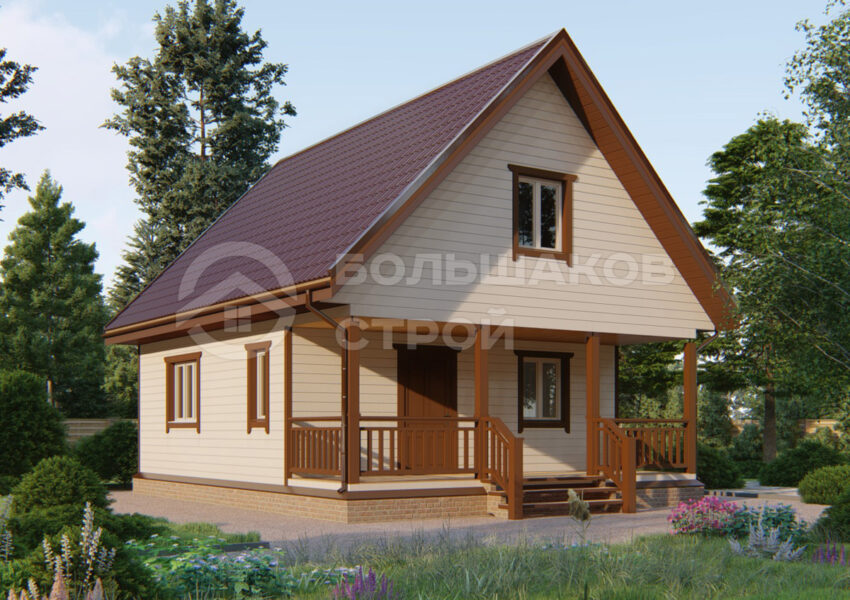 Фото Дом из бруса ДБ060