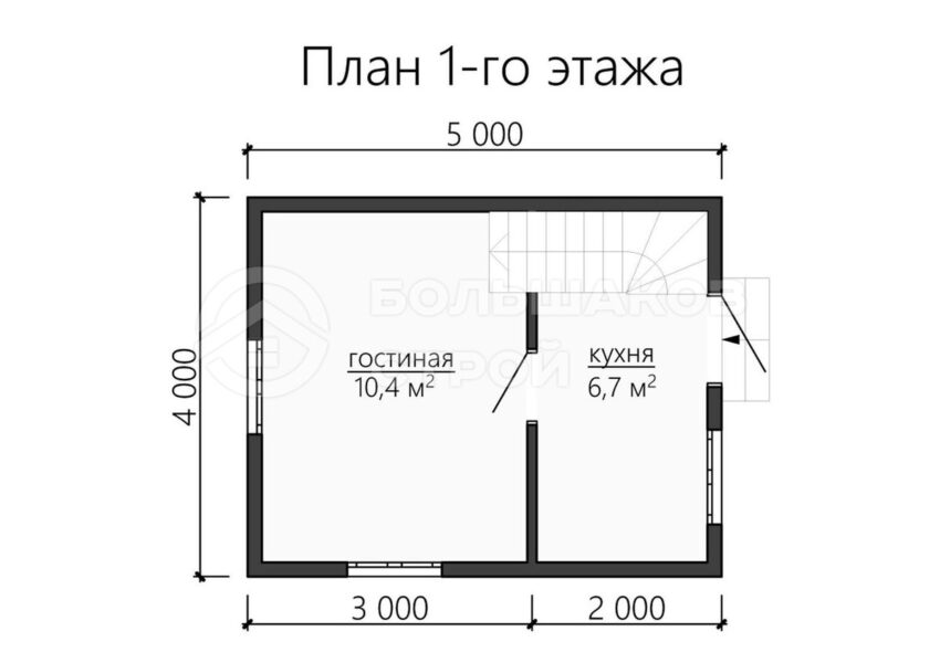 План 1 этаж