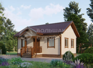 Каркасный дом ДК097
