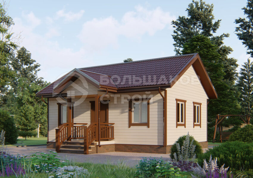 Фото Дом из бруса ДБ097