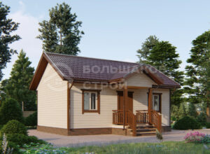 Каркасный дом ДК097