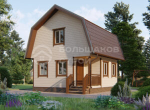 Каркасный дом ДК114