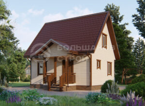 Каркасный дом ДК123