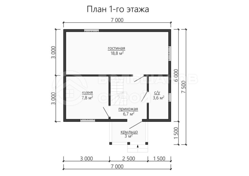 План 1 этаж