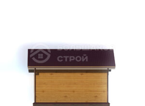Баня из бруса ББ020